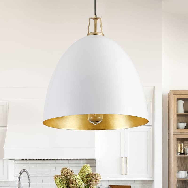 Industrial Dome Metal Hanging Pendant Light Fixtures for Kitchen Island