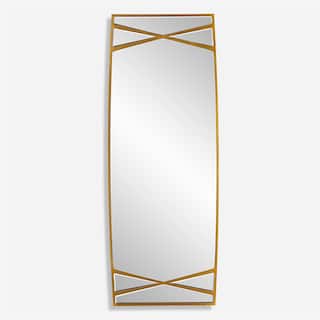 Uttermost Gentry Oversized Gold Mirror - 30"W x 78"H x 1.75"D