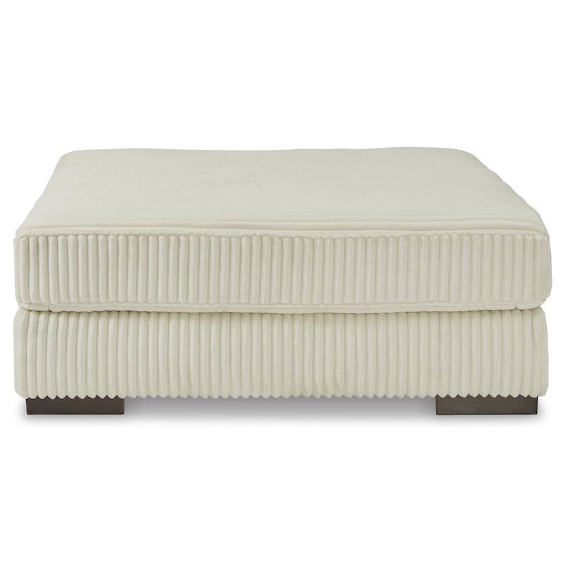 Signature Design by Ashley Lindyn White 2-Piece Sectional with Ottoman - 102" W x 70" D x 38" H