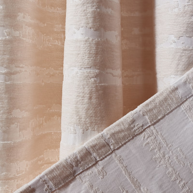 SAFAVIEH Sangeeta 52" x 84" Window Treatment Curtain Panel - 52Wx84L - Ivory