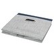 preview thumbnail 4 of 2, Lambs & Ivy Blue Foldable/Collapsible Storage Bin/Basket Organizer with Handles