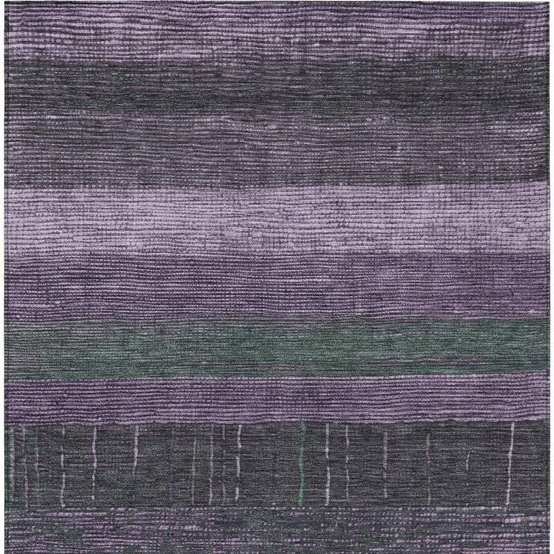 HomeRoots Striped Transitional Rectangle Outdoor Rug