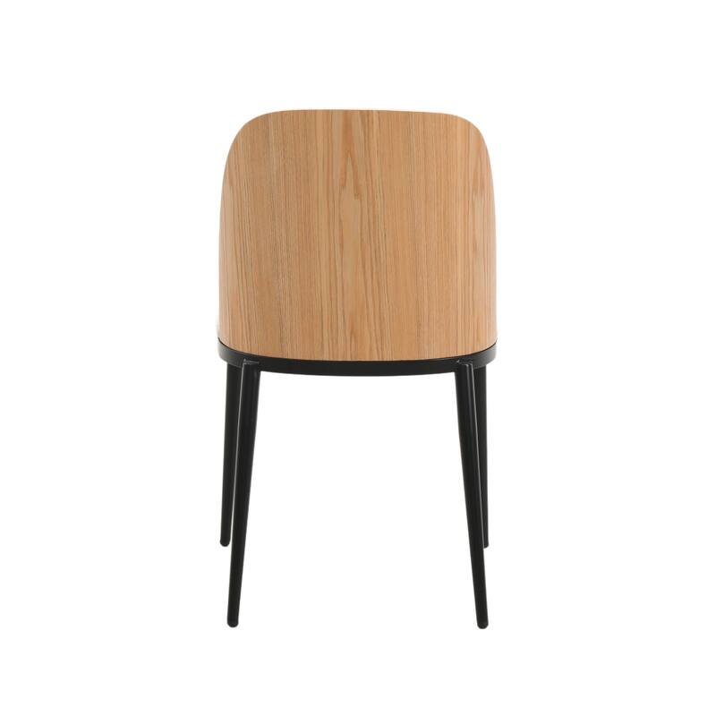 Verve 5-Piece Dining Set 36-Inch Round MDF Tabletop Dining Table and 4 Side Chairs