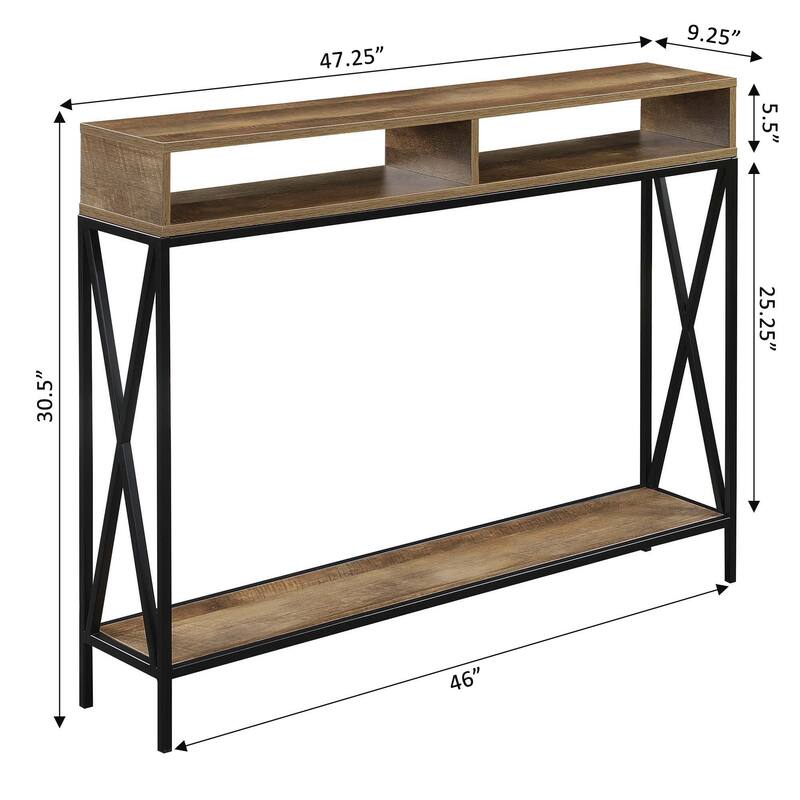 Convenience Concepts Tucson Deluxe Console Table with Shelf