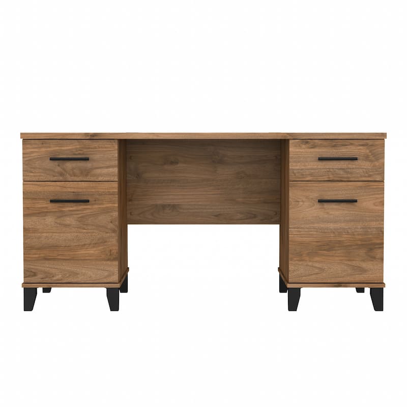 Bush Furniture Somerset 60W Office Computer Desk with Drawers