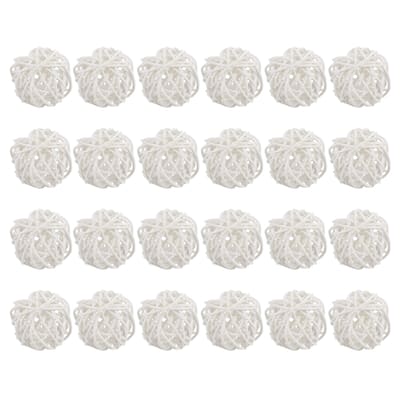 Wicker Rattan Balls 2 Inch Rattan Decorative Balls Vase Fillers
