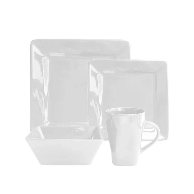 Kingsley White 16 Pc Dinner Set
