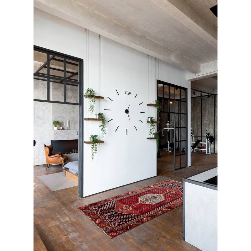 ECARPETGALLERY Hand-knotted Andelz Red Wool Rug - 3'2 x 6'5