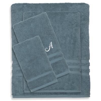 Authentic Hotel and Spa 100% Turkish Cotton 4PC Denzi Towel Set