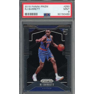 RJ Barrett 2019 Panini Prizm Basketball Rookie Card RC #250 Graded PSA 9 - 8'6" x 11'6"