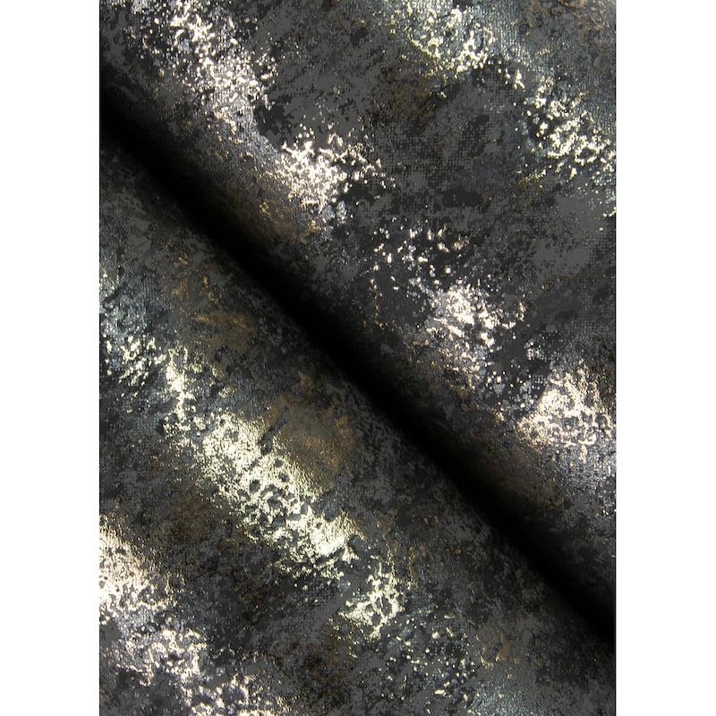 A-Street Prints Diorite Black Splatter Wallpaper