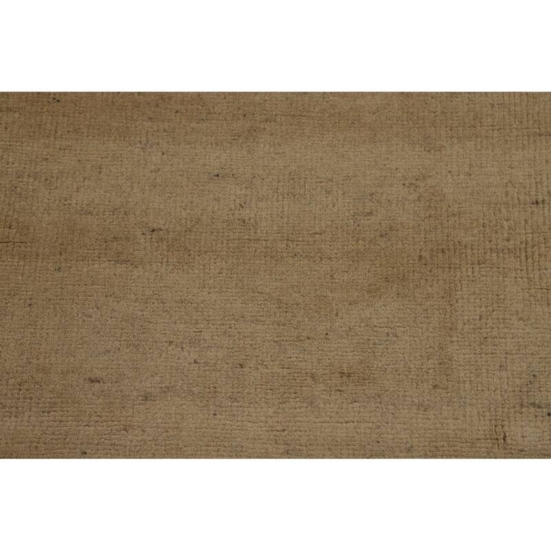 Modern Gabbeh Oriental Area Rug Handmade Wool Carpet - 6'5" x 9'7"