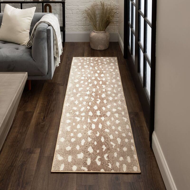 Mohawk Home Cascade Antelope Animal Print Area Rug