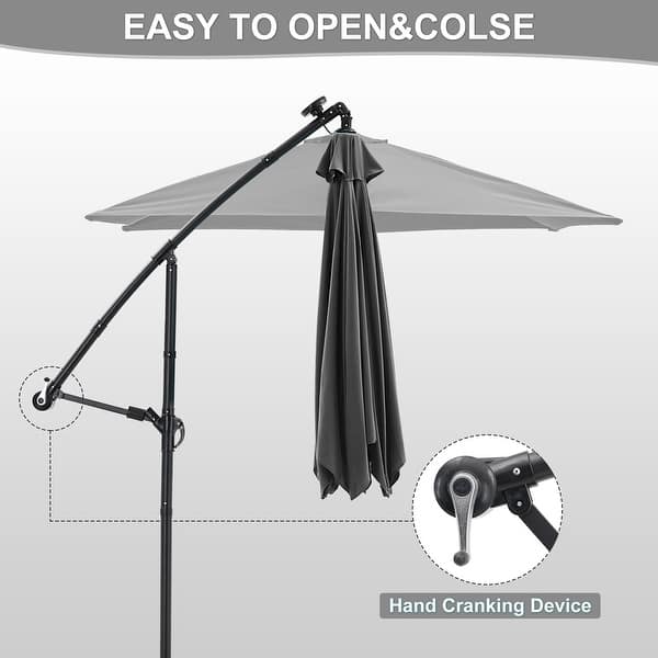 brown jordan patio umbrellas Brown Jordan Outdoor Shades HexWood 8' Hexagon Contract Umbrella  1390-0030-C