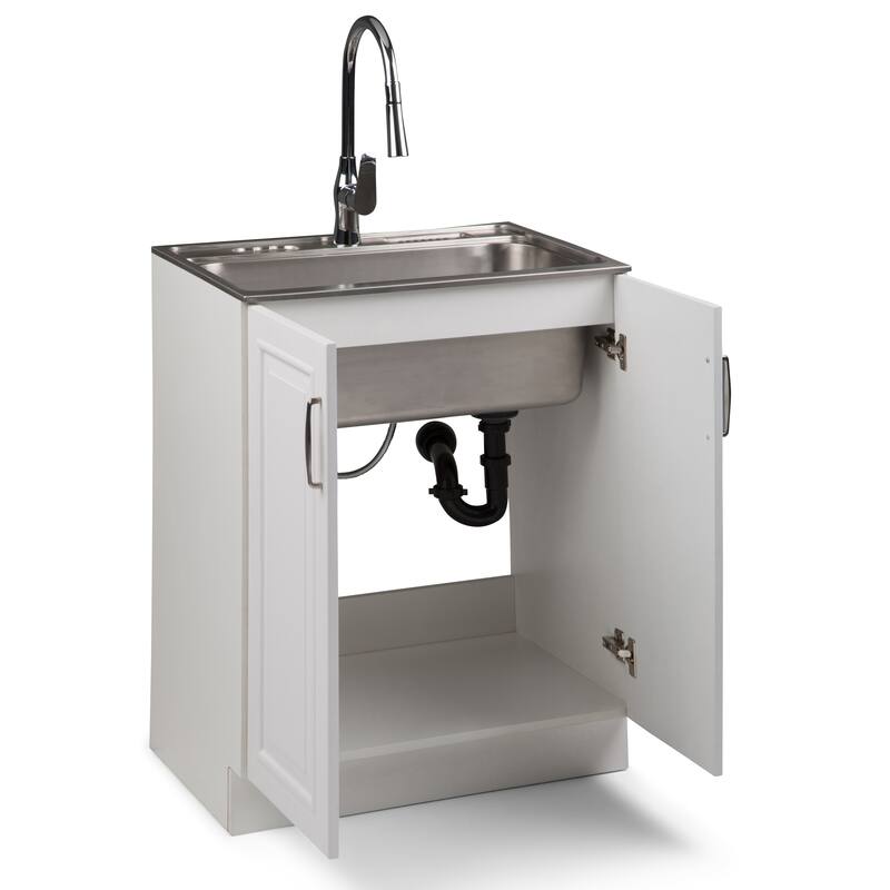 WYNDENHALL Gregg 20-inch Utility Sink & Cabinet