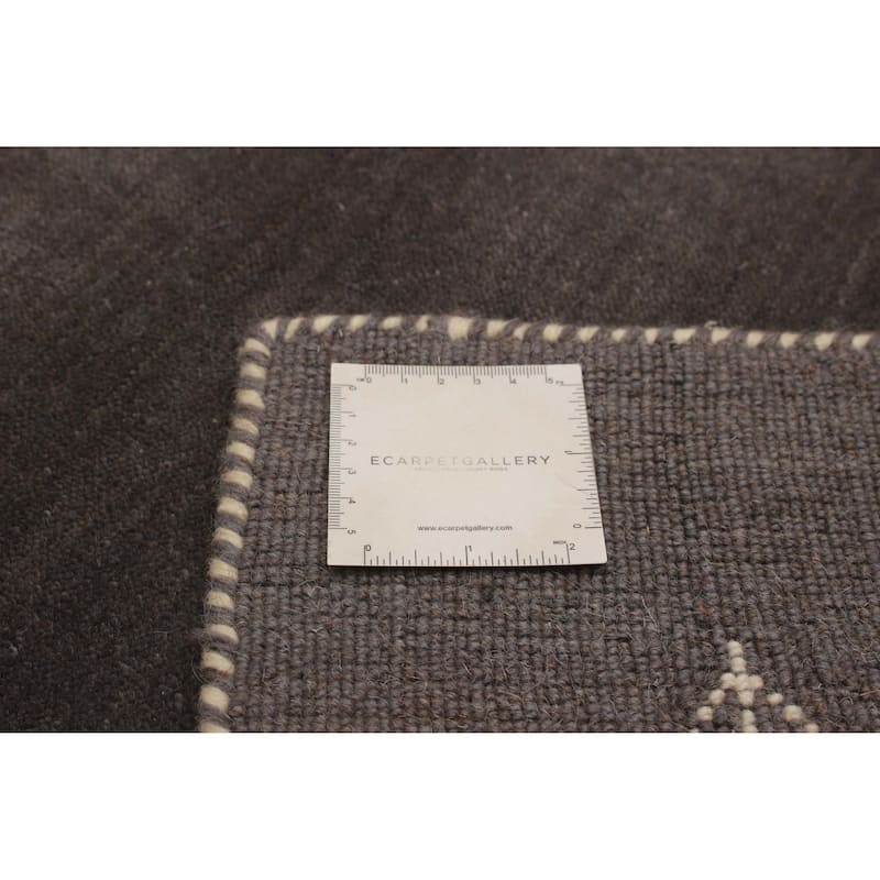 Kashkuli Gabbeh Grey Rug 3'9" x 3'10" - 3'9 x 3'10