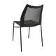 preview thumbnail 7 of 11, 5 Pack Stackable Chair with Vented Back and Waterfall Seat - 17.75"W x 21.5"D x 32"H