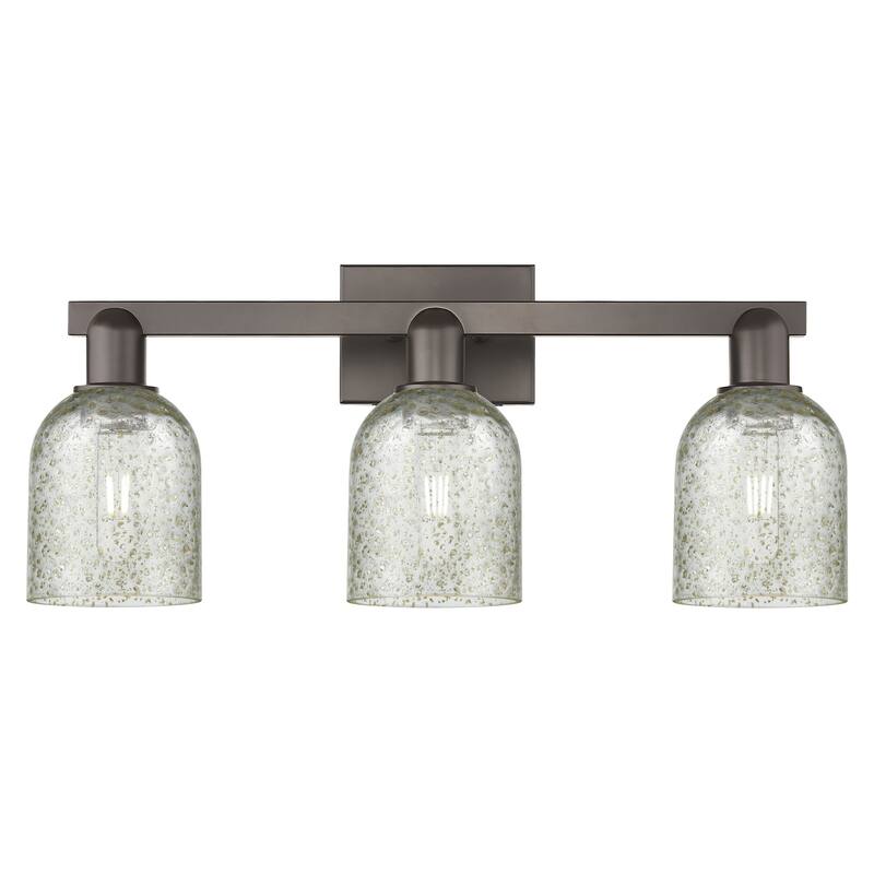 Innovations Lighting 716-3W-11-24 Caledonia Vanity Caledonia 3 Light - Oil Rubbed Bronze / Mica