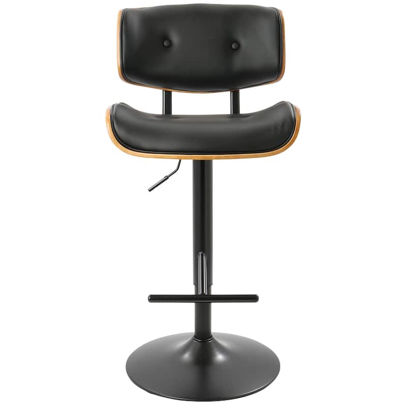 Carson Carrington Leksand Adjustable Bar Stool with Straight T Footrest (Set of 3)