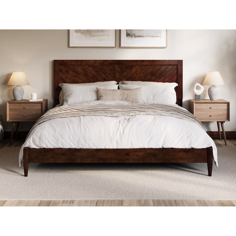 Berkshire Solid Wood Low Profile Platform Bed