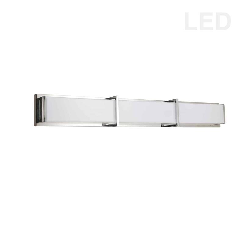 Vanity Light Polished Chrome - Modern Bathroom Lighting Fixture - 39.5 Inch Wall Mount - 3.25