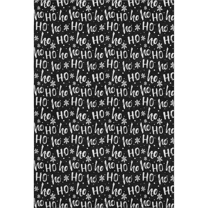 Premium Washable Super Soft Christmas Ho Ho Mayfield Rug