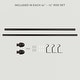 preview thumbnail 10 of 21, ATI Home Acorn 1" Curtain Rod and Finial Set