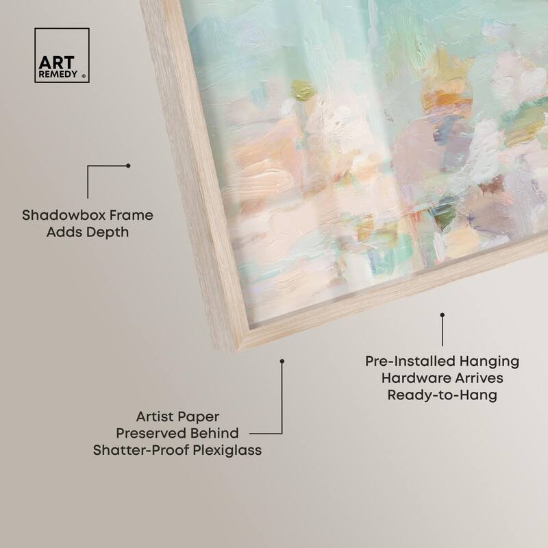 Expressive Swirls Shadowbox by Art Remedy