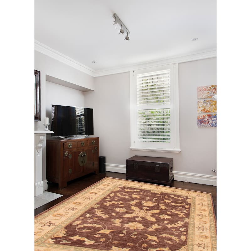 ECARPETGALLERY Hand-knotted Chobi Finest Brown Wool Rug - 4'6 x 6'6