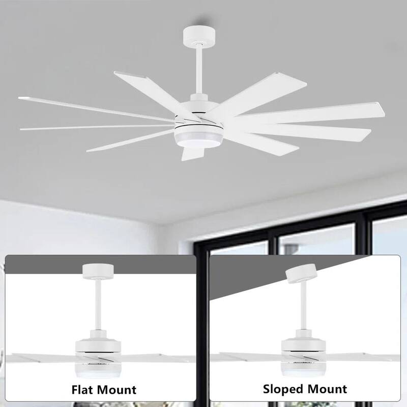 MLiAN DC Motor Indoor Ceiling Fan with Light and Remote