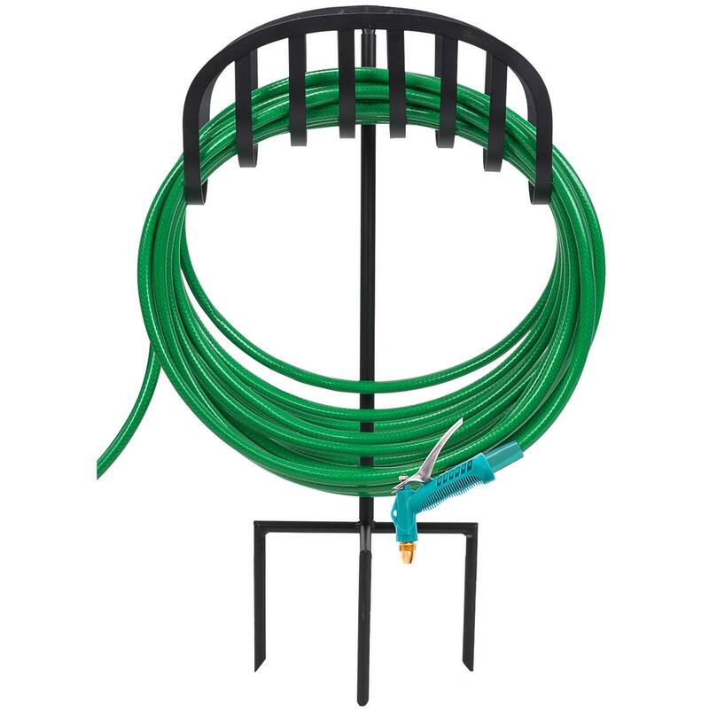 Liberty Garden Manger Style Metal Garden Hose Stand - 8' x 10'