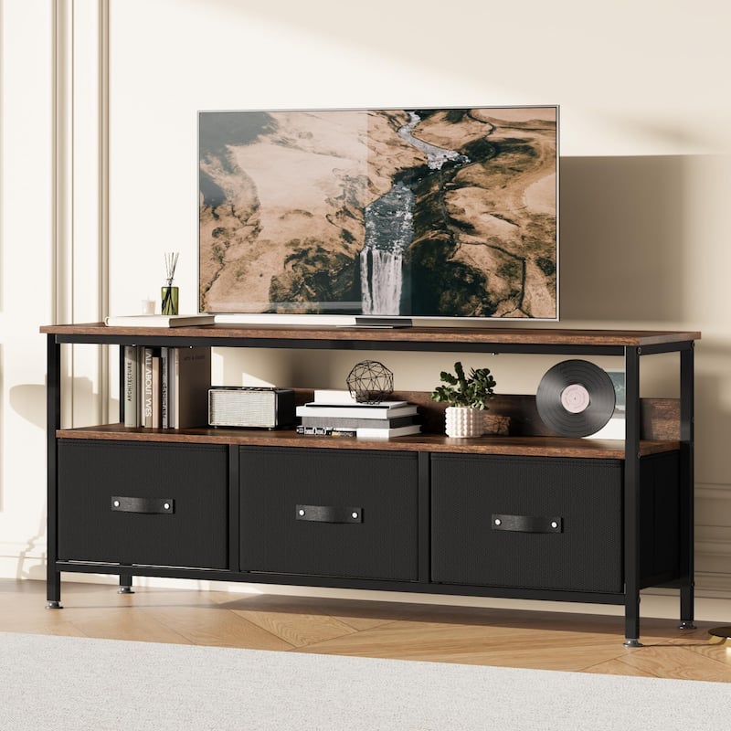 55 Inch Dresser TV Stand - 55 inches - Brown