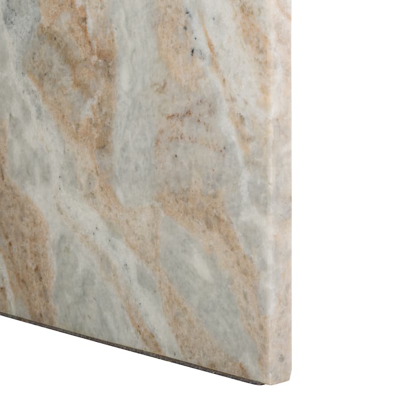 SAFAVIEH Couture Adriano 2 Leg Marble Accent Table - 18"W x 18"D x 22"H