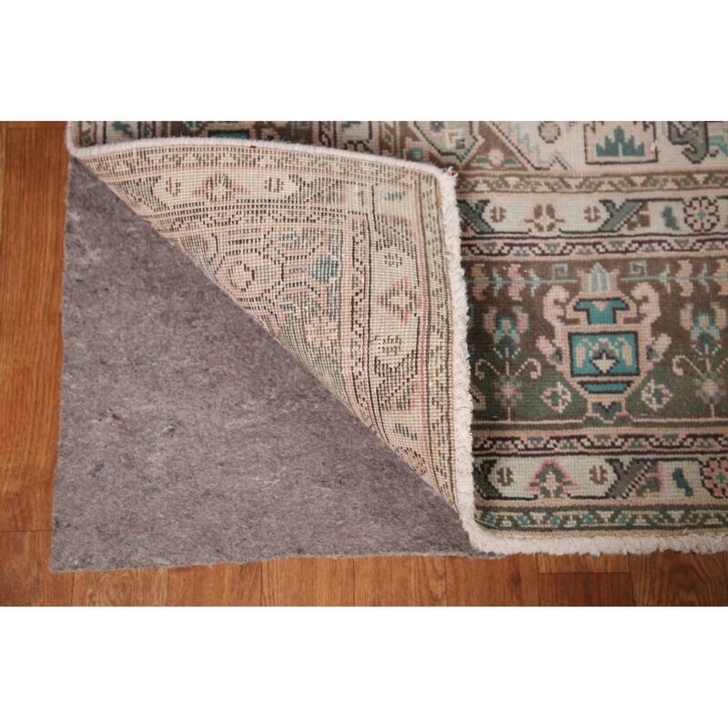 Handmade Distressed Tabriz Persian Rug Antique Living Room Wool Carpet - 6'5" x 9'7"