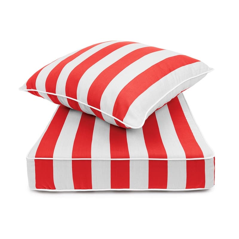 Sherry Kline Indoor/Outdoor Cabana Stripe Deep Seat Cushion (Seat & Back)