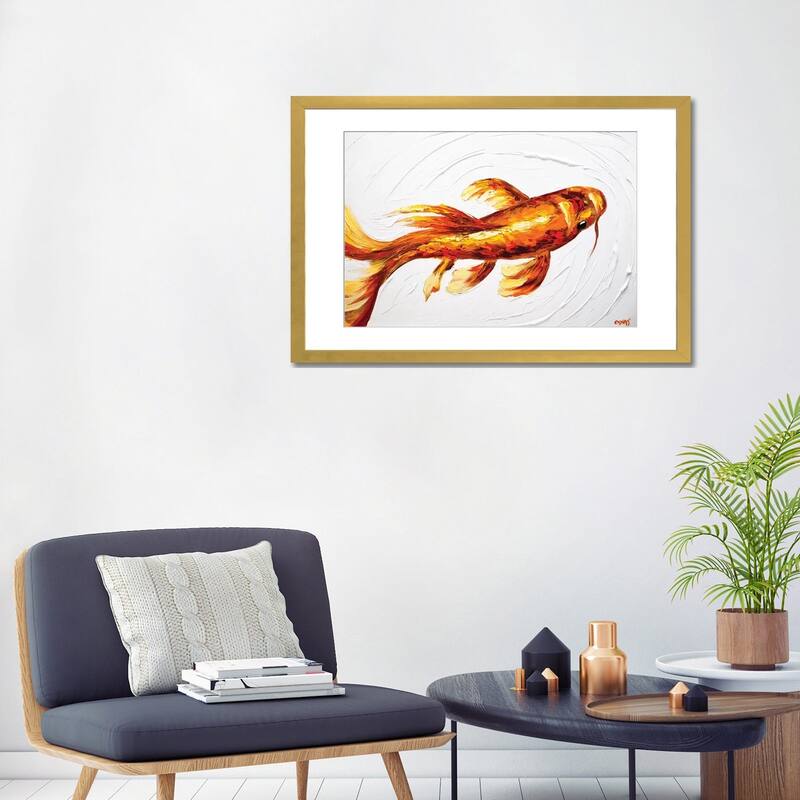 iCanvas "Orange Koi Fish" by Osnat Tzadok