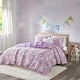 preview thumbnail 10 of 16, Intelligent Design Kids Ella Unicorn Reversible Cotton Quilt Set with Throw Pillows