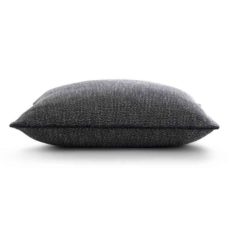 HiEnd Accents Tweed Textured Woven Timeless Classic 27x27 inch Euro Sham