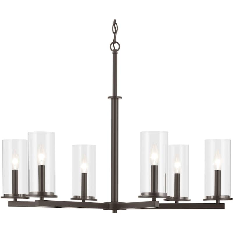 Kichler 44013 Crosby 6 Light 33" Wide Taper Candle Chandelier