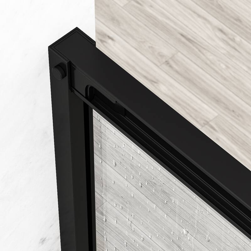 VIGO Paloma 56 to 60 in. W x 74 in. H Semi-Frameless Double-Sliding Shower Door with Clear Tempered Glass