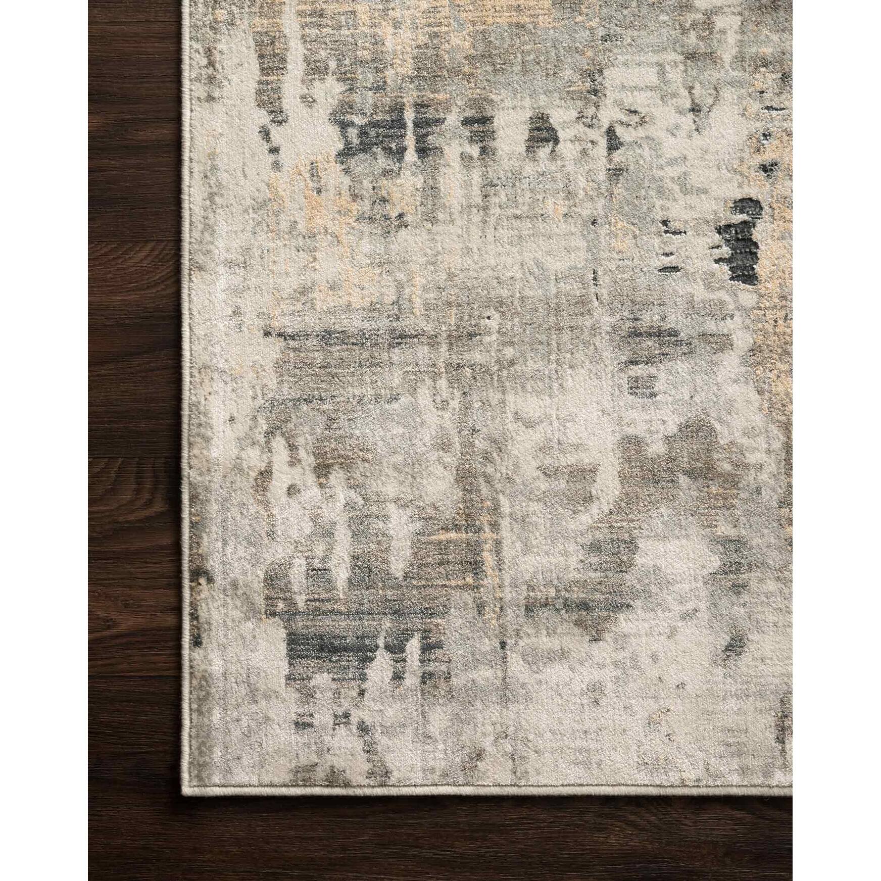 Alexander Home Midcentury Modern Distressed Area Rug Bed Bath