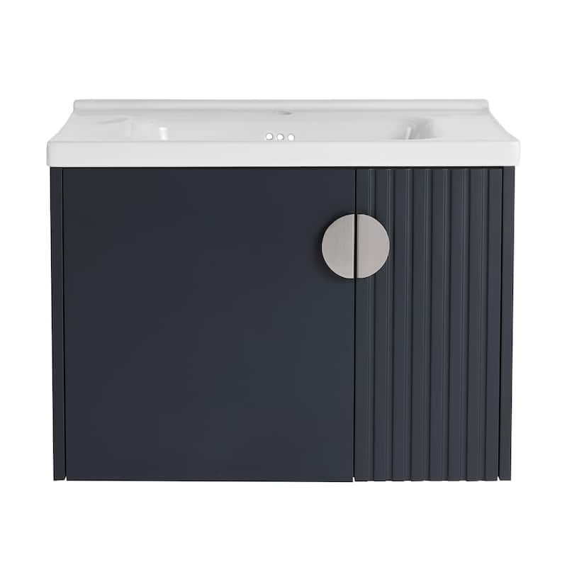 Topcraft Wall Mounted Bathroom Vanity with Sink