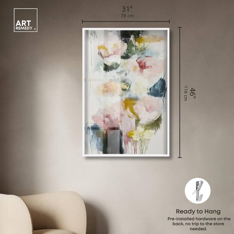Dripping Colors I Shadowbox by Art Remedy