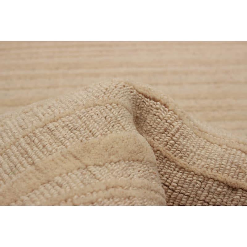 Kashkuli Gabbeh Beige Rug 5'2" x 5'2" - 5'2 x 5'2