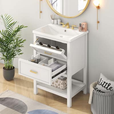 24"Bathroom Vanity with Top Sink