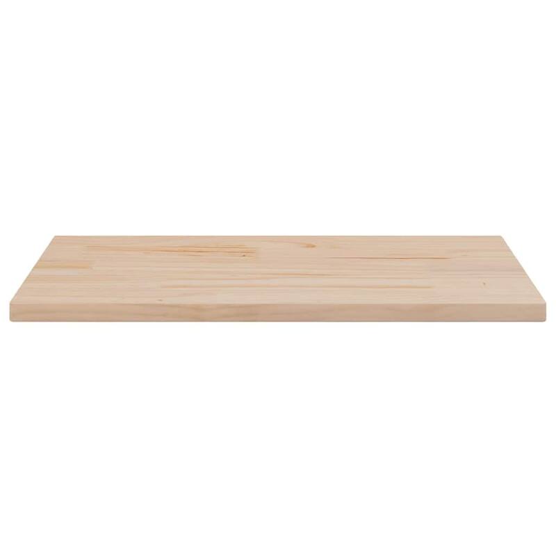 vidaXL Table Top Set of 2 Natural Solid pine wood Medium Durable - 17.7 x 35.4 x 1.0 in
