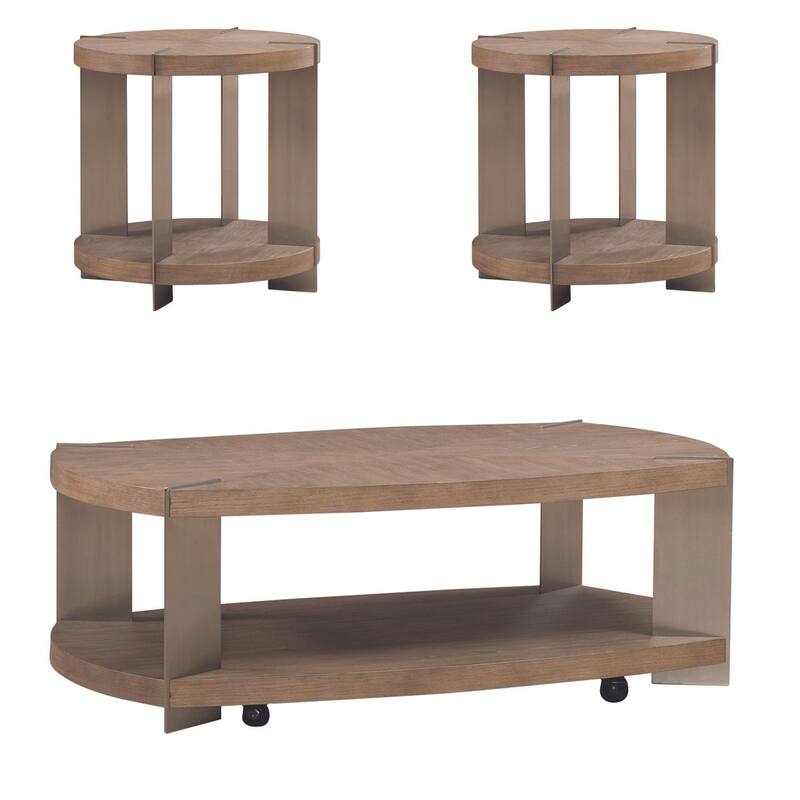 Liberty Furniture Harlow Oval Cocktail Table, Optional End Tables Set