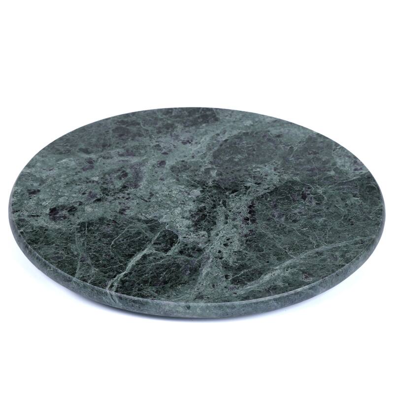 Creative Home Green Marble Round Trivet, Cheese Board - Green