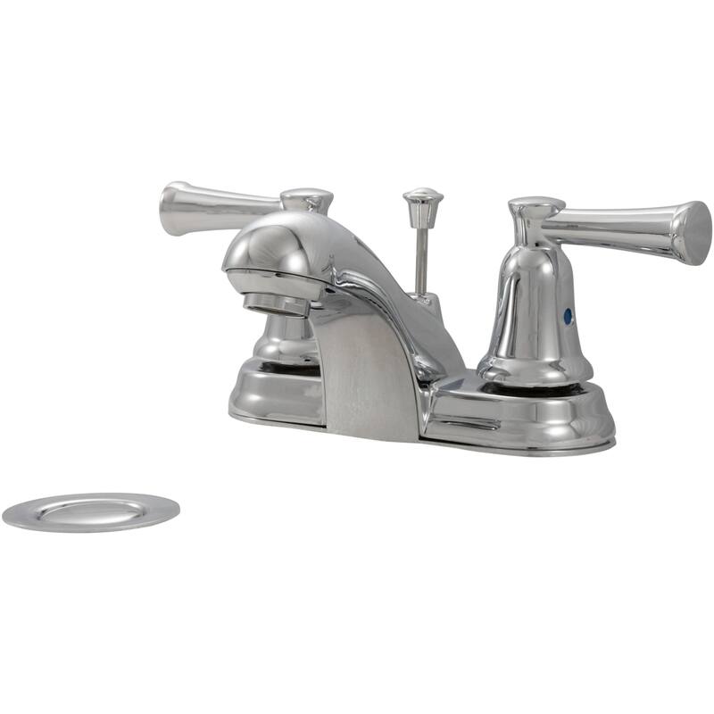 Ackland AKKFCB2HGR4206-410 FlowCurve 4" 1.2 GPM Centerset Dual Handle - Chrome