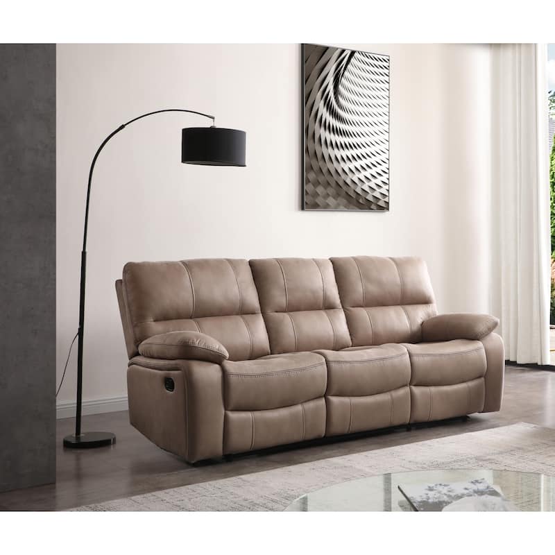 Betsy Furniture 2 Piece Microfiber Reclining Living Room Set, Sofa and Loveseat